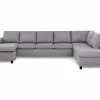 Crazy U-sofa Xl M. Chaiselong, Grå (Højrevendt) -Sofaer Butik 9000562735