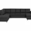 Crazy U-sofa Xxl, Antracit (Højrevendt) -Sofaer Butik 9000562822