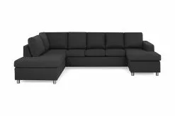 Crazy U-sofa Xxl, Antracit (Højrevendt)