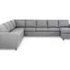 Crazy Hjørnesofa Xxl M. Chaiselong, Lysegrå (Højrevendt) -Sofaer Butik 9000562943