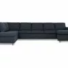Crazy U-sofa Xl M. Chaiselong, Blå (Venstrevendt) -Sofaer Butik 9000562966
