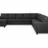 Crazy Hjørnesofa Xxl, Antracitgrå M. Sorte Ben (Højrevendt) -Sofaer Butik 9000563162