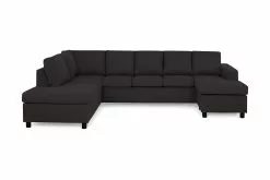 Crazy U-sofa Xxl, Antracit (Venstrevendt)