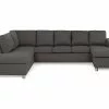 Crazy U-sofa Xxl, Mørkegrå (Venstrevendt) -Sofaer Butik 9000563268