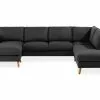 Trend U-sofa M. Chaiselong, Mørkegrå (Højrevendt) -Sofaer Butik 9000564744