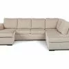 Link U-sofa M. Chaiselong, Beige (Højrevendt) -Sofaer Butik 9000576351