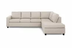 Crazy 3 Pers. Sofa M. Chaiselong, Beige (Højrevendt)