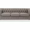 Chesterfield Lyx 3 Pers. Sofa, Grå 1 Chesterfield Lyx 3 Pers. Sofa, Grå -Sofaer Butik 9000581957