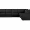 Optus Lyx Hjørnesofa, Sort (Vendbar) -Sofaer Butik 9000660159