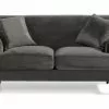 Amanda 2 Pers. Sofa, Grå Velour -Sofaer Butik 9000663748