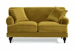 Amanda 2 Pers. Sofa, Gul Velour