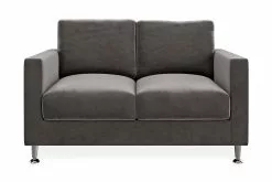 The Heights 2 Pers. Sofa, Mørkegrå Velour