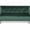 Dagmar 2 Pers. Sofa, Grøn Velour -Sofaer Butik 9000663794