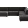 Arken U-sofa, Mørkegrå Velour, Vendbar -Sofaer Butik 9000687248