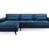 Copenhagen 3 Pers. Sofa M. Chaiselong, Blå Velour (Venstrevendt) 2 Copenhagen 3 Pers. Sofa M. Chaiselong, Blå Velour (Venstrevendt) -Sofaer Butik 9000795832