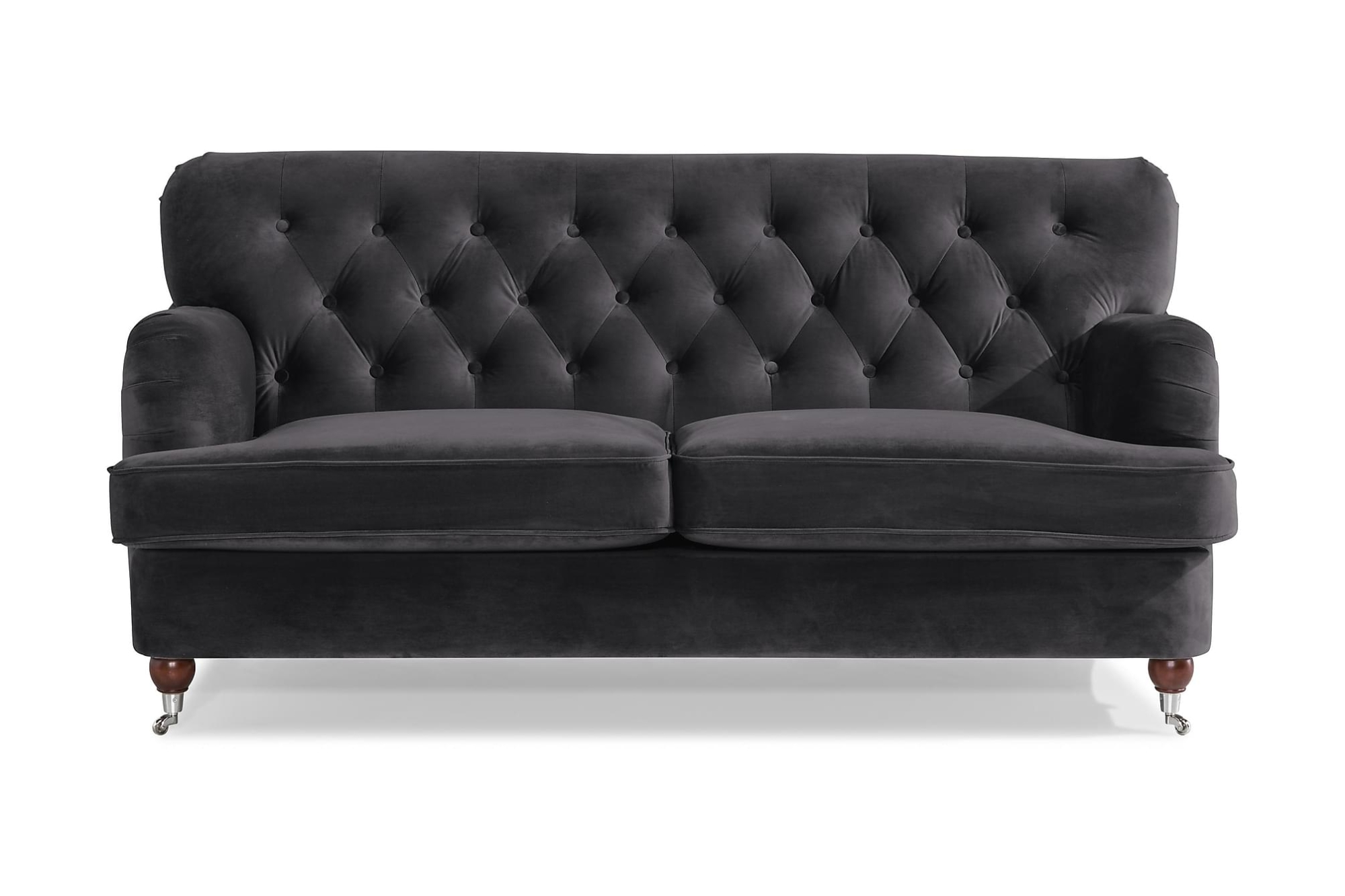 Howard Riviera 2 Pers. Sofa, Grå Velour 3 Howard Riviera 2 Pers. Sofa, Grå Velour