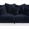 Wanberg 2 Pers. Sofa, Mørkeblå Velour -Sofaer Butik 9000910627