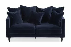 Wanberg 2 Pers. Sofa, Mørkeblå Velour