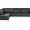 Akron 2,5 Pers. Sofa M. Chaiselong, Grå Bonded Læder (Venstrevendt) -Sofaer Butik 9000952196