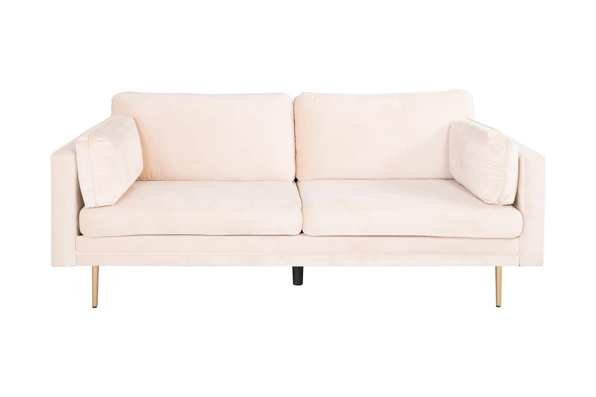 Bloom 3 Pers. Sofa, Creme Velour 3 Bloom 3 Pers. Sofa, Creme Velour