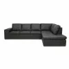 San Diego Open-end Sofa, Sort (Højrevendt) -Sofaer Butik 22498