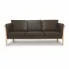 Oxford 3 Pers. Sofa, Sort Bonded Læder -Sofaer Butik 23977
