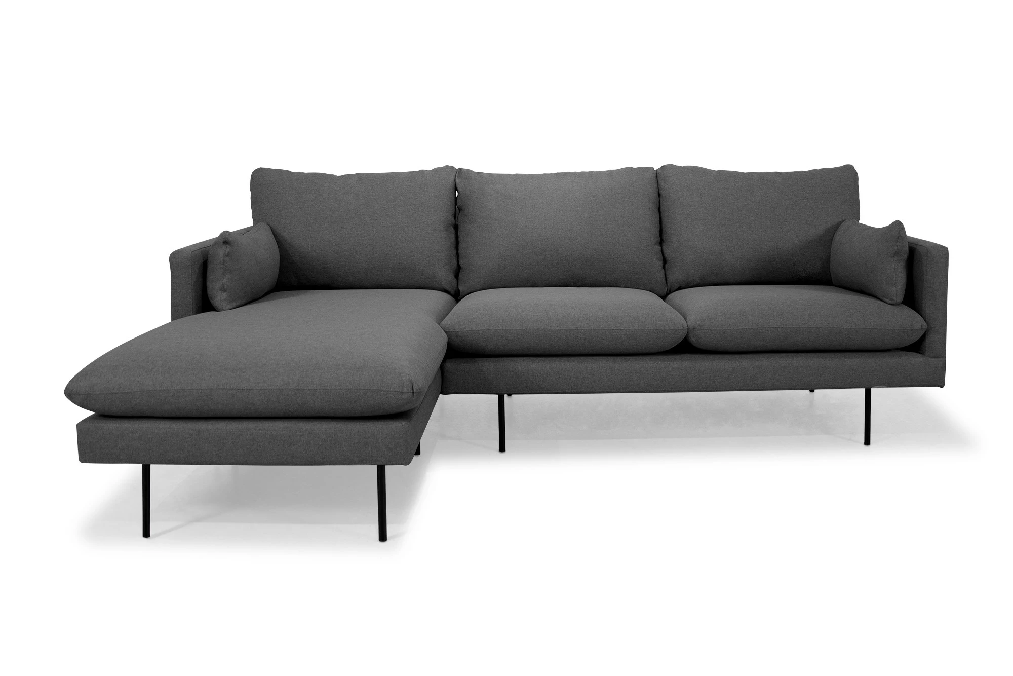 Cambridge Sofa Med Chaiselong, Mørkegrå (Venstrevendt) 3 Cambridge Sofa Med Chaiselong, Mørkegrå (Venstrevendt)