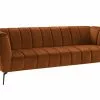 Pavia 3 Pers. Sofa, Bronzefarvet Velour -Sofaer Butik 28399