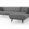 Tokyo Sofa Med Chaiselong, Grå (Højrevendt) -Sofaer Butik 28406