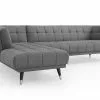 Tokyo Sofa Med Chaiselong, Grå (Venstrevendt) -Sofaer Butik 28407