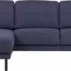 Luna 3 Pers. Sofa Med Chaiselong, Mørkeblå (Vendbar) -Sofaer Butik 30689