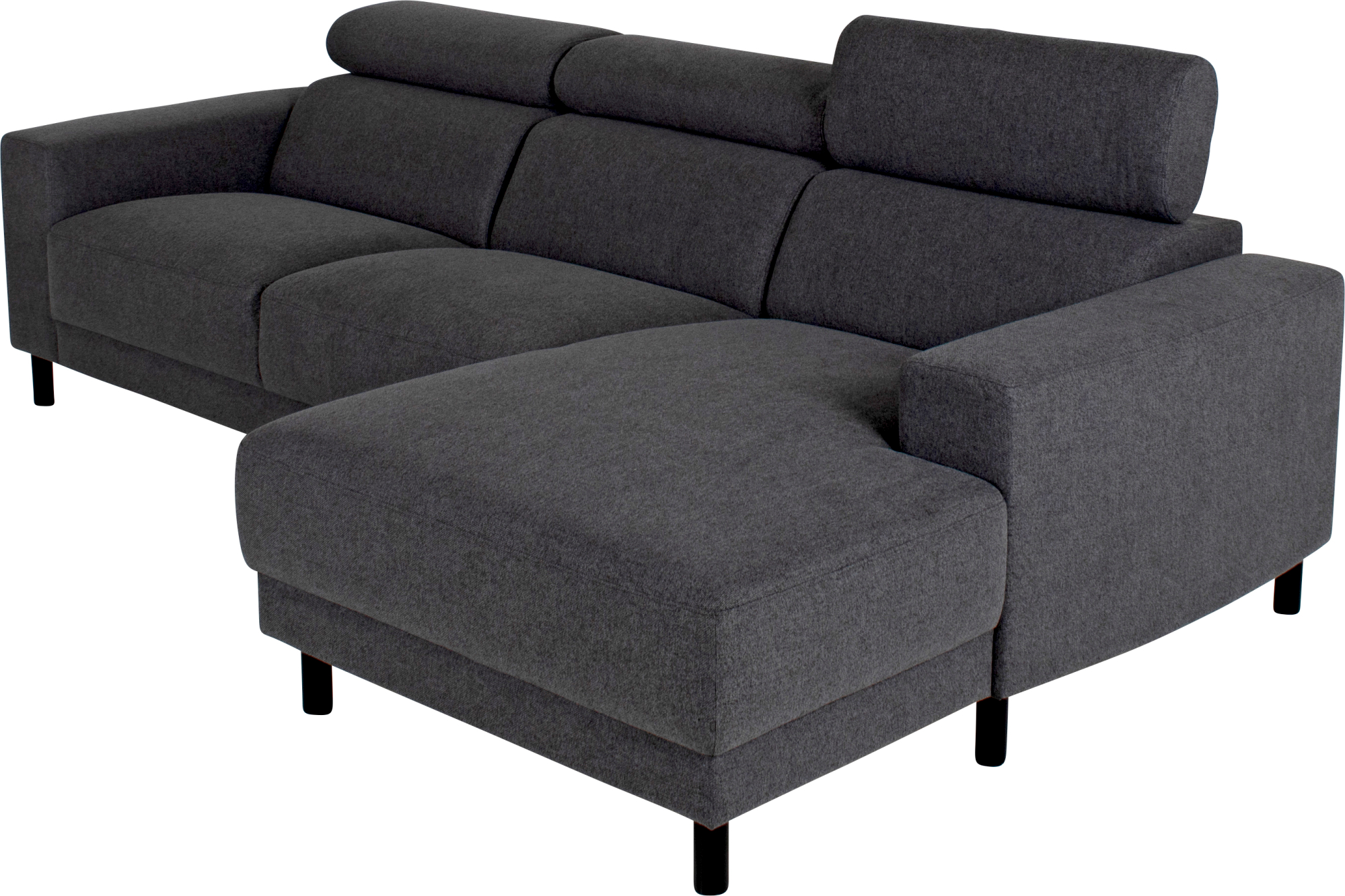 Dora Sofa M. Chaiselong, Antracit (Højrevendt) 3 Dora Sofa M. Chaiselong, Antracit (Højrevendt)