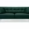 Andrew 3. Pers. Sofa, Mørkegrøn Velour -Sofaer Butik 90001006480