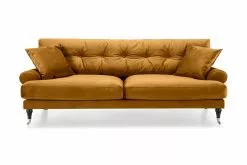 Andrew 3 Pers. Sofa, Bronzefarvet Velour