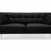 Andrew 3 Pers. Sofa, Sort Velour -Sofaer Butik 90001006589