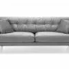Andrew 3 Pers. Sofa, Grå Velour M. Ben I Krom 2 Andrew 3 Pers. Sofa, Grå Velour M. Ben I Krom -Sofaer Butik 90001006601
