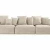 Chowchow 3 Pers. Sofa, Beige Velour -Sofaer Butik 90001150716