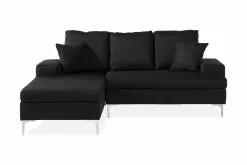 Lamolina Sofa M. Chaiselong, Mørkegrå (Venstrevendt)