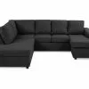Crazy U-sofa M. Chaiselong, Antracitgrå (Venstrevendt) -Sofaer Butik 9000136760