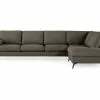 Ocean Lyx 4 Pers. Sofa M. Chaiselong, Brun (Højrevendt) -Sofaer Butik 90001380207