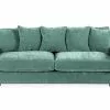 Manelen 3 Pers. Sofa, Grøn Velour -Sofaer Butik 90001460242