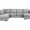 Optus U-sofa M. Chaiselong, Lysegrå (Venstrevendt) -Sofaer Butik 9000505184