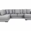 Optus U-sofa M. Chaiselong, Grå (Højrevendt) -Sofaer Butik 9000505319