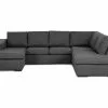Memphis U-sofa M. Chaiselong, Mørkegrå (Højrevendt) -Sofaer Butik 9000506627