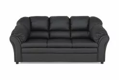 Salvador 3 Pers. Sofa, Sort Kunstlæder