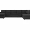 Crazy U-sofa Xl M. Chaiselong, Antracit (Højrevendt) -Sofaer Butik 9000562732 1