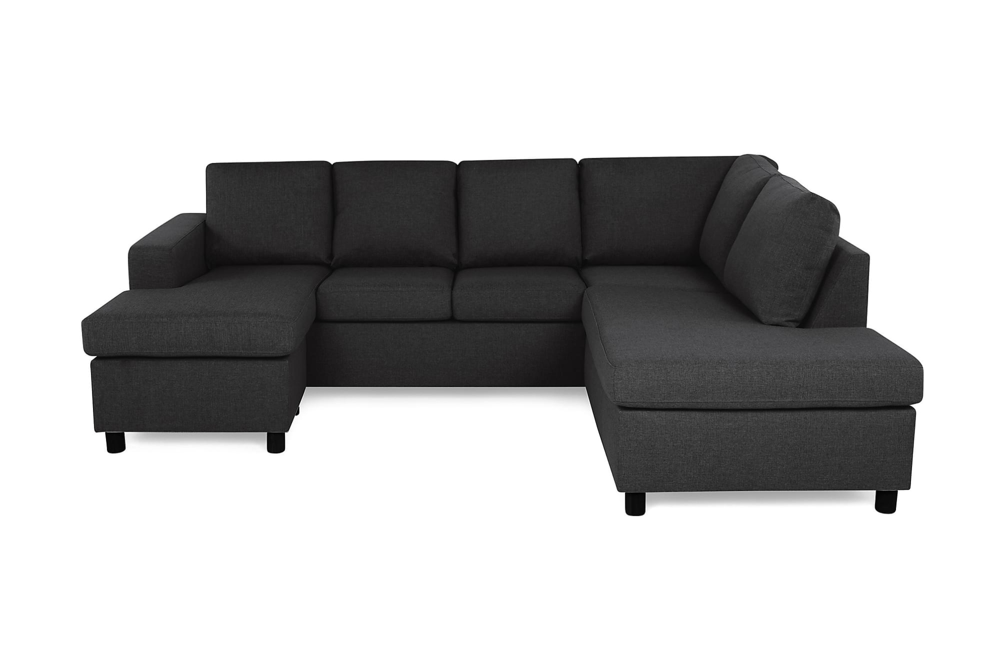 Crazy U-sofa Large M. Chaiselong, Antracit (Højrevendt) 3 Crazy U-sofa Large M. Chaiselong, Antracit (Højrevendt)