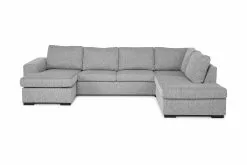 Link U-sofa M. Chaiselong, Lysegrå (Højrevendt)