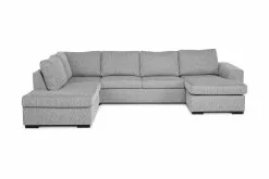Link U-sofa M. Chaiselong, Lysegrå (Venstrevendt)