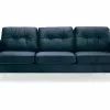 Monroe 3 Pers. Sofa, Mørkeblå Velour -Sofaer Butik 9000657918